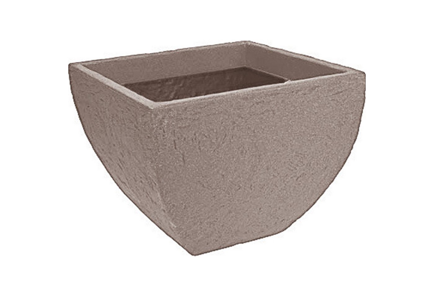 HTI-Living Pflanzkübel Pflanztopf Steinoptik Blumentopf Beige (Stück, 1 St., 1 Blumentopf), Übertopf von HTI-Living