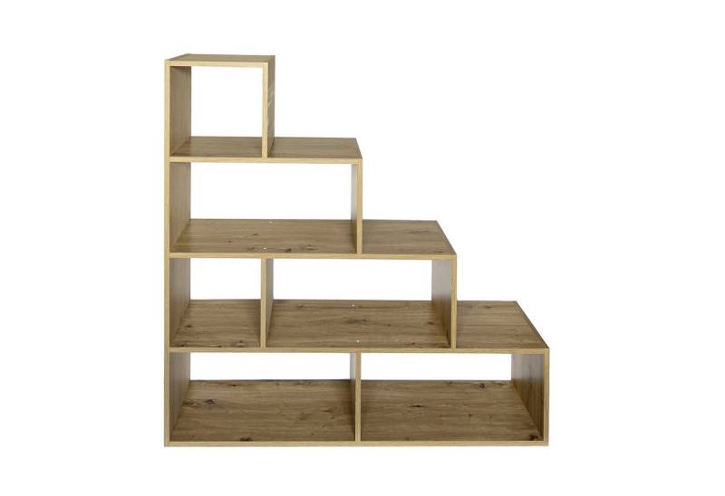 HTI-Living Raumteilerregal Raumteiler Thekla Artisaneiche, Stück 1-tlg., Stufenregal Bücherregal von HTI-Living