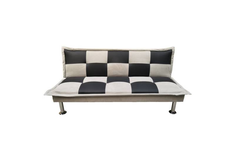 HTI-Living Schlafsofa Schlafsofa Tifton mit Schachbrettmuster, Stück 1 Teile, Bezug Kunstleder mit Metallfüßen von HTI-Living