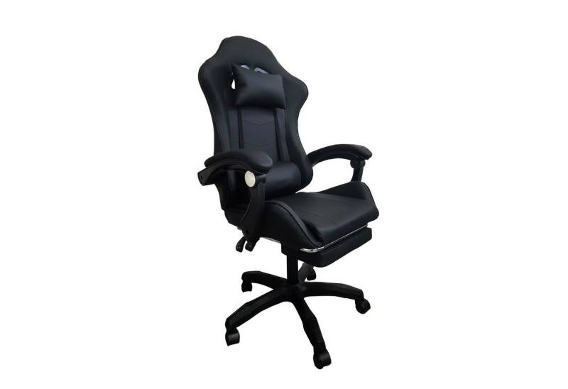HTI-Living Schreibtischstuhl Schreibtischstuhl Krit Relax Schwarz (Stück, 1 St), Drehstuhl höhenverstellbar Kippfunktion Fußstütze von HTI-Living