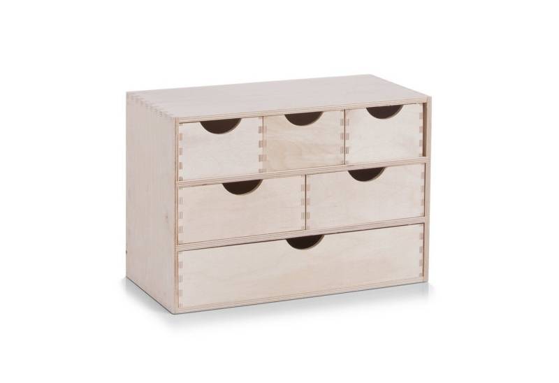 HTI-Living Schubladenbox Schubladenelement 6er Birke, (Stück, 1-St., 1 Schubladenelement mit 6 Schubfächern), Schubladenbox von HTI-Living