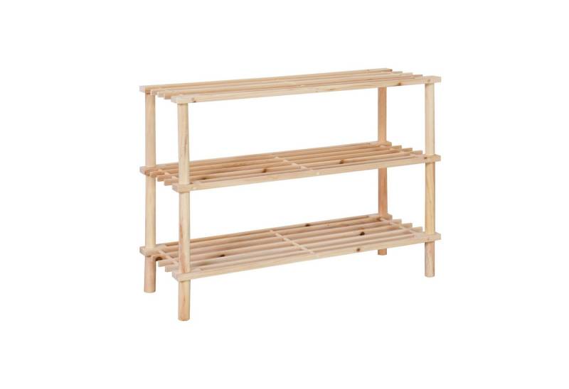 HTI-Living Schuhregal Schuhregal 3 Ebenen Anea Holz Natur, Stück 1-tlg., Schuhablage Bambus von HTI-Living