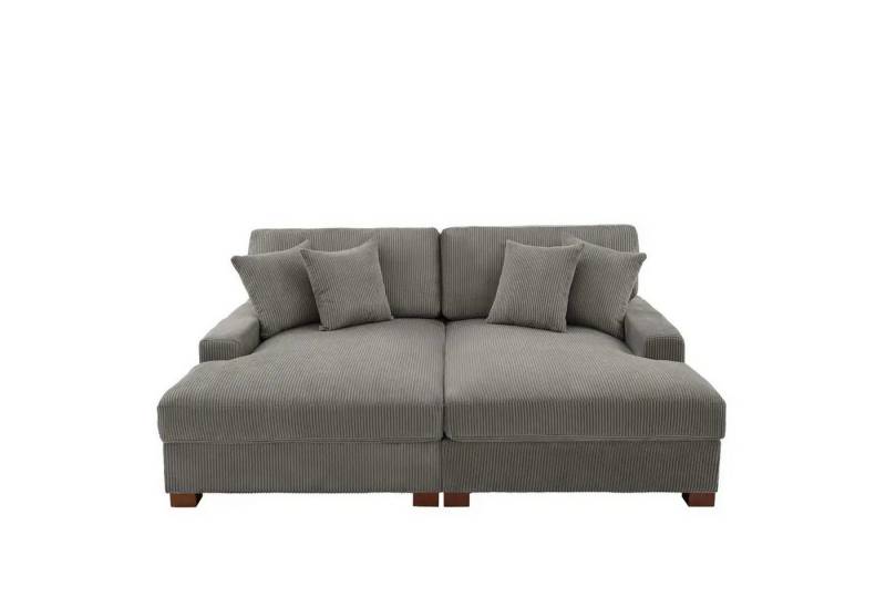 HTI-Living Sofa Couch Cord Sofa Justus, Stück 1 Teile von HTI-Living