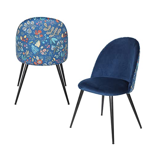 HTI-Living Stuhl Tampa 2er-Set Esszimmerstuhl Designstuhl Blue Fantasy von HTI-Living