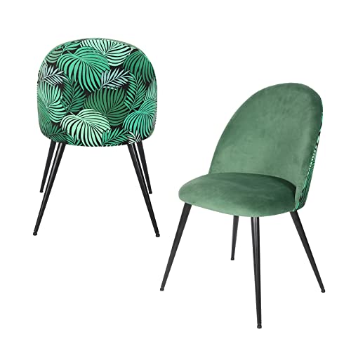 HTI-Living Stuhl Tampa Leaf Grün Esszimmerstuhl Designstuhl 2-teilig von HTI-Living