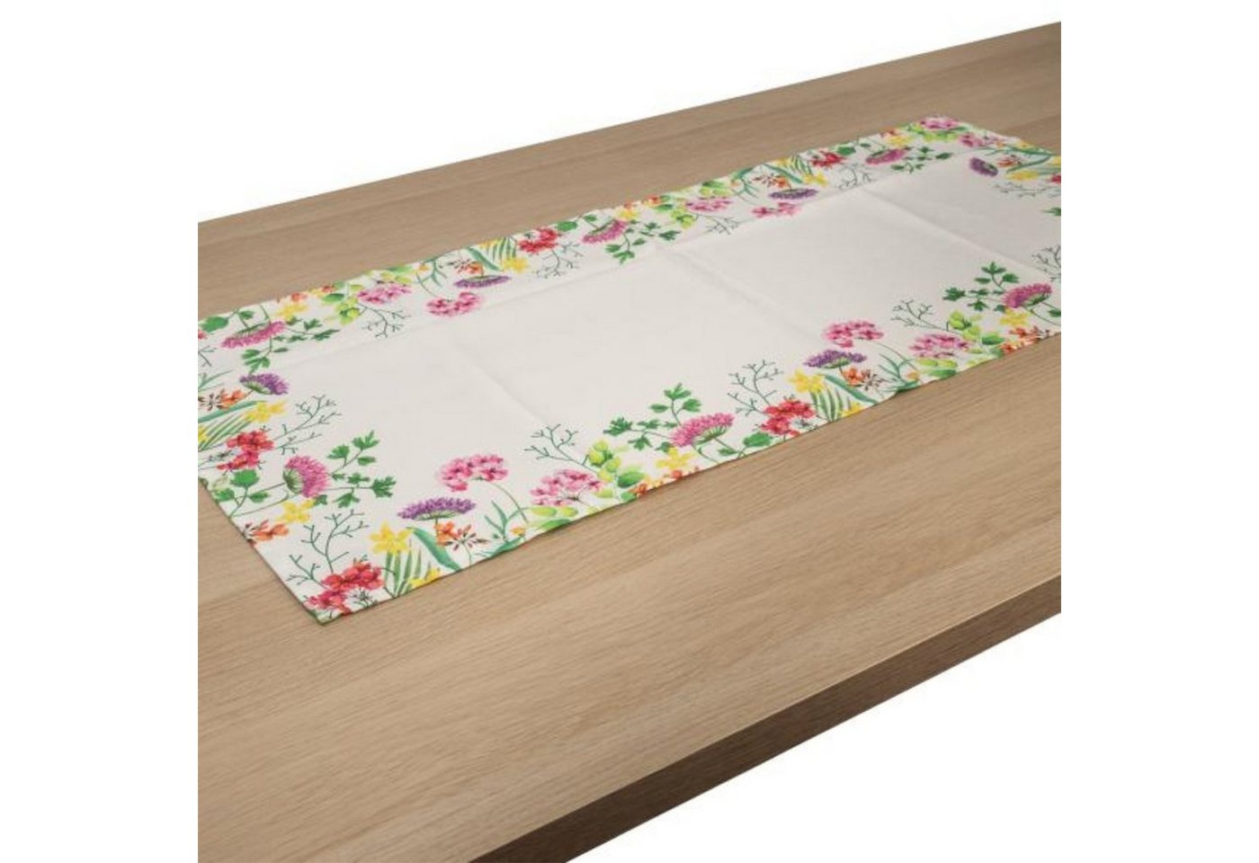 HTI-Living Tischläufer Tischläufer 40 x 90 cm Blumen (Stück 1-tlg, 1 Tischläufer), Tischdecke von HTI-Living