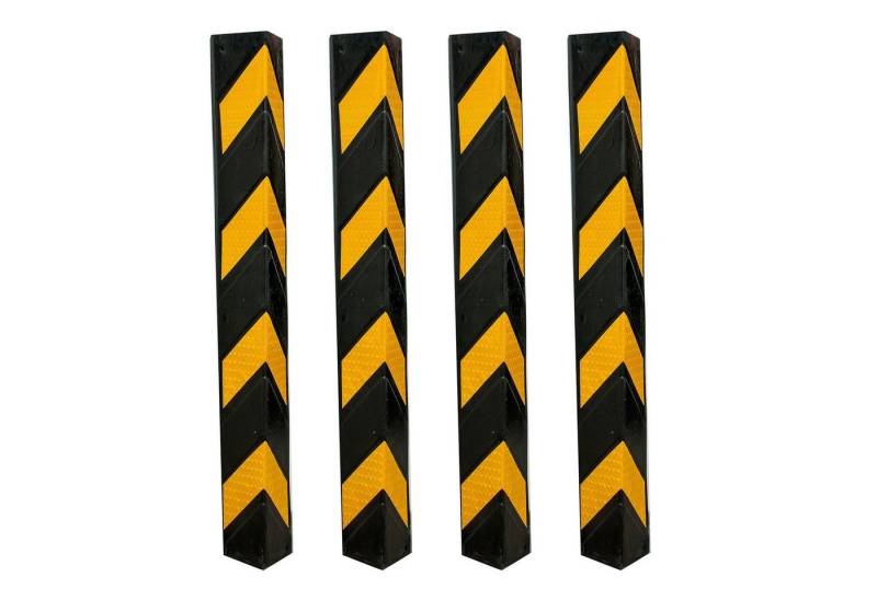HTI-Living Universalschutzgitter Kantenschutz mit Reflektoren 4er Set (Set, 4 St., 4x Kantenschutz), Eckschutz Parkplatzschutz Garagenwandwarnung von HTI-Living