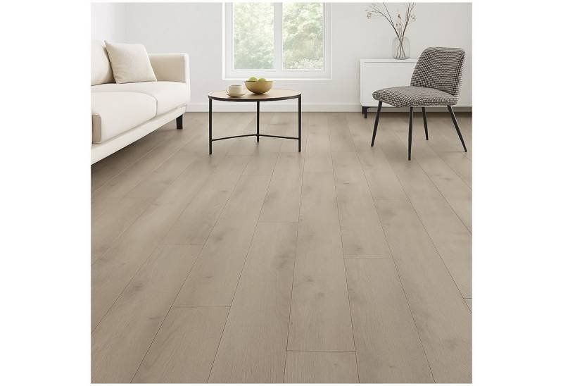 HTI-Living Vinyllaminat Selbstklebender PVC-Boden Grau, 0,975 m² im Paket, Bodenbelag Dielen Vinylfussboden Laminat von HTI-Living