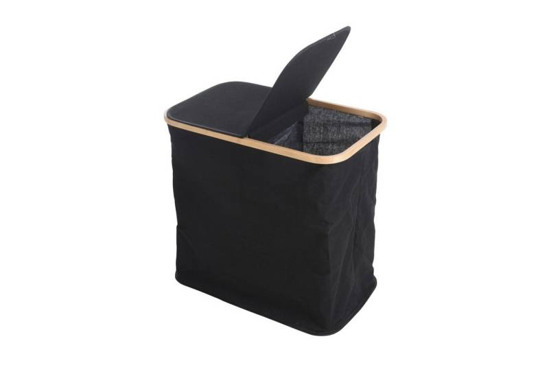 HTI-Living Wäschekorb Wäschebox Grau Textilstoff (Stück, 1 St., 1 Wäschesammler), Wäschesammler L/B/H 53 x 33 x 51 cm von HTI-Living