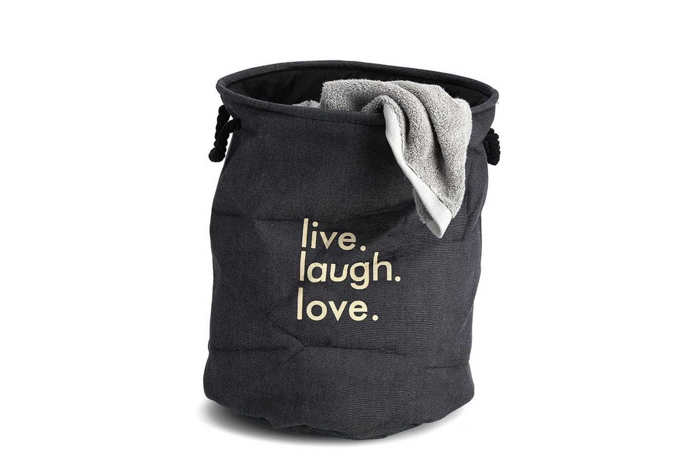 HTI-Living Wäschekorb Wäschesammler Denim (Stück, 1 St., 1x Wäschesammler), Wäschekorb von HTI-Living