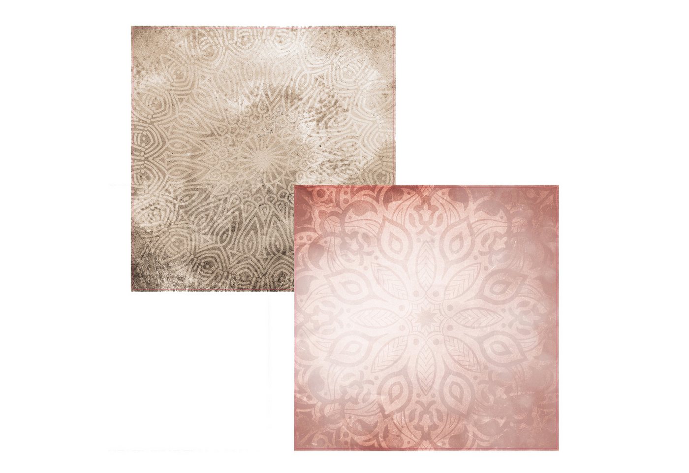 HTI-Living Wandbild Wandbilder 2er Set Mandala, (Set) HTI-Living Wandbild Wandbilder 2er Set Mandala, (Set) von HTI-Living