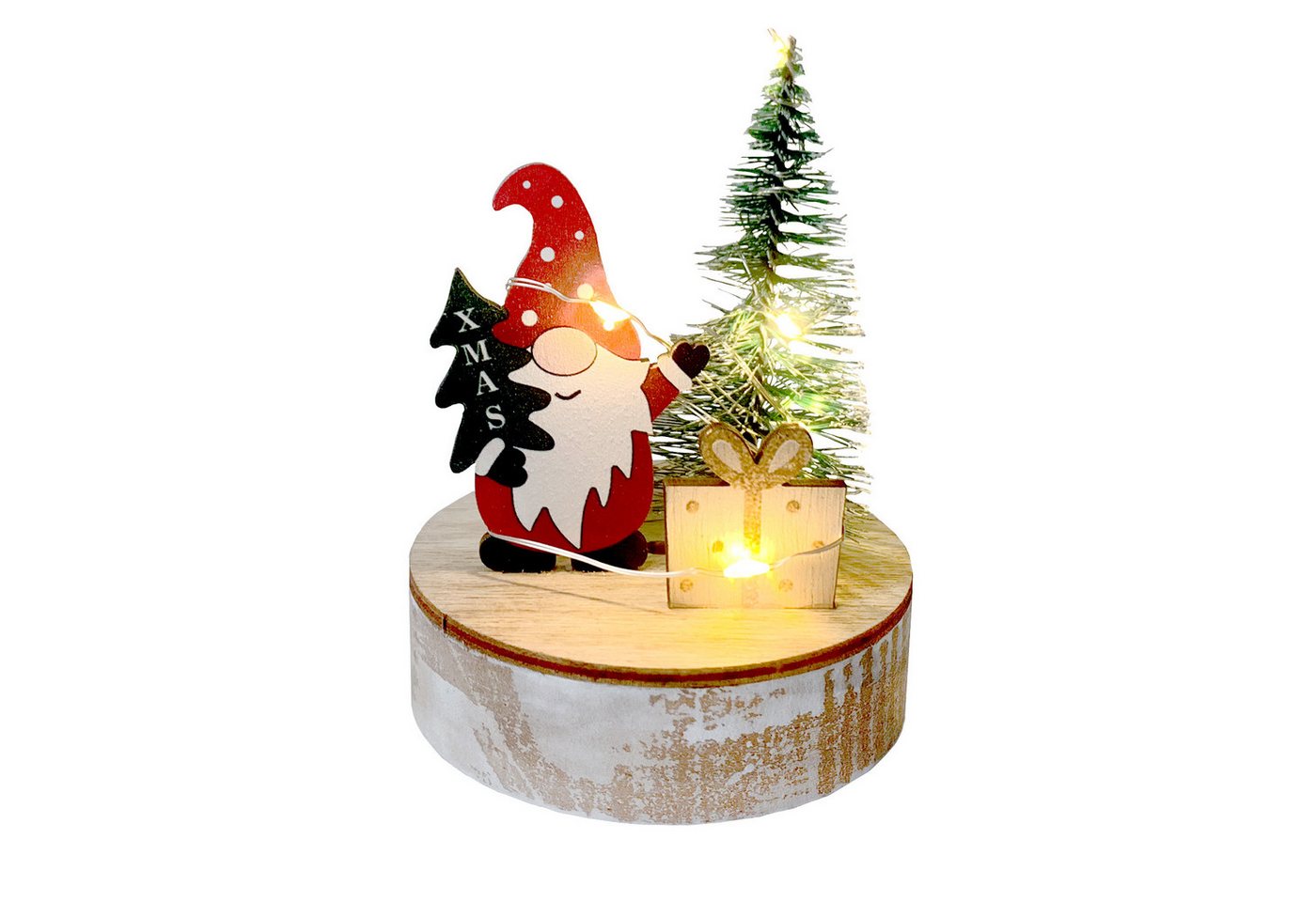 HTI-Living Weihnachtsfigur Beleuchtete Weihnachtsdeko (Stück, 1 St., 1 Leuchtdeko, ohne Batterien), Leuchtdeko batteriebetrieben von HTI-Living