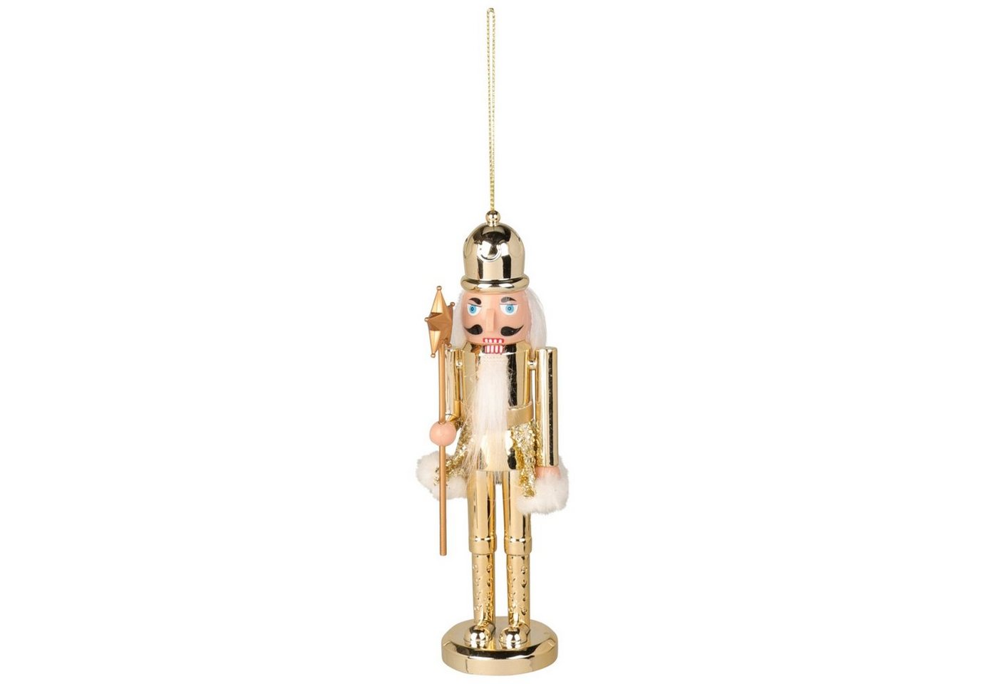 HTI-Living Weihnachtsfigur Hängedeko Nussknacker Gold (Stück, 1 St., 1 Hängeko-Nussknacker) von HTI-Living