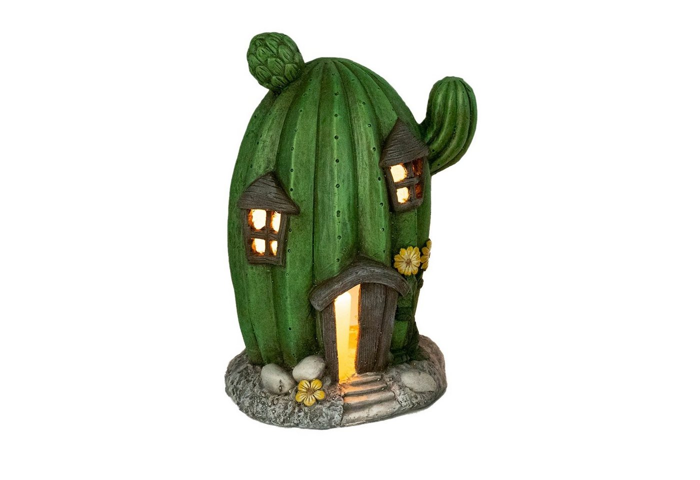 HTI-Living Windlicht Keramik-Windlicht Kaktus (1 St., 1 Kaktus-Windlicht) von HTI-Living