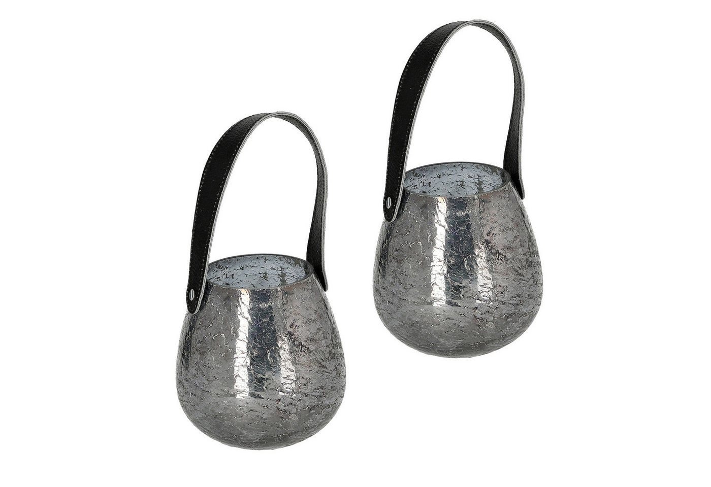 HTI-Living Windlicht Kerzenhalter 2er Set Windlicht (Set, 2 St., 2 Windlichter), Kerzenständer Windlicht von HTI-Living
