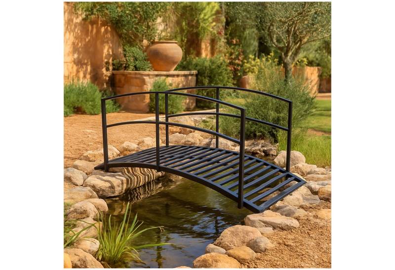 HTI-Living Zierbrücke Zierbrücke / Teichbrücke aus Metall, (Stück, 1 St., 1 Gartenbrücke), Metallbrücke von HTI-Living