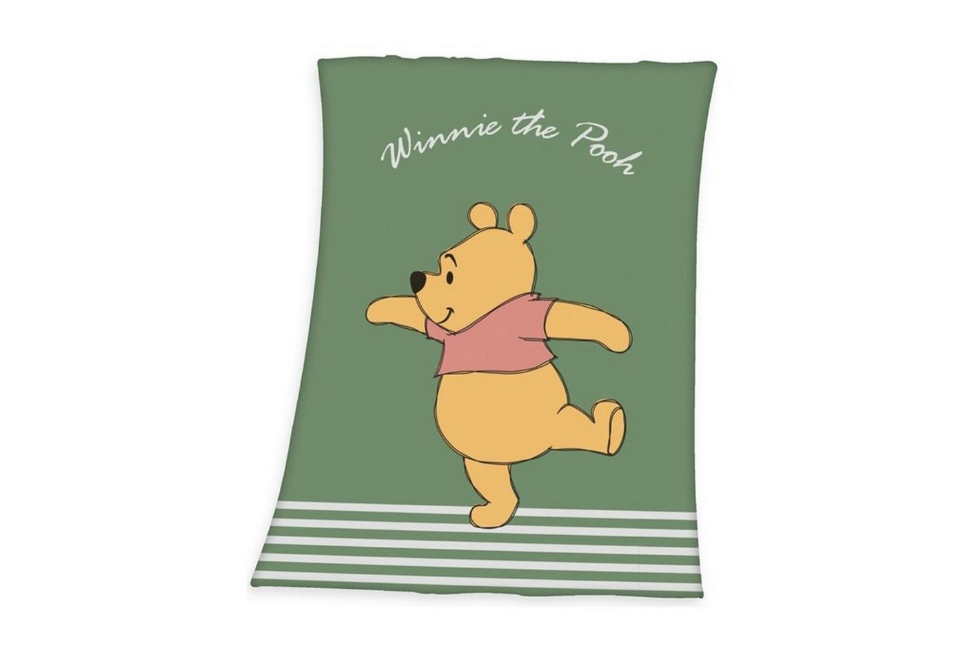 Kinderdecke Decke 75 x 100 cm Winnie Pooh Boy, HTI-Living, Kuscheldecke Kinder von HTI-Living