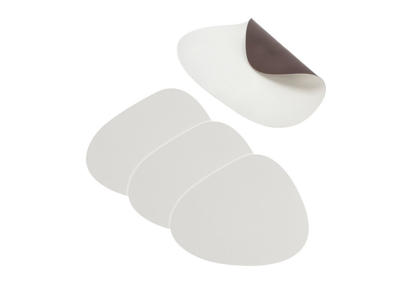 Platzset, Tischset 4-teilig Braun/Creme, HTI-Living, (Set, 4 Platzdecken), Platzset Platzdecke von HTI-Living