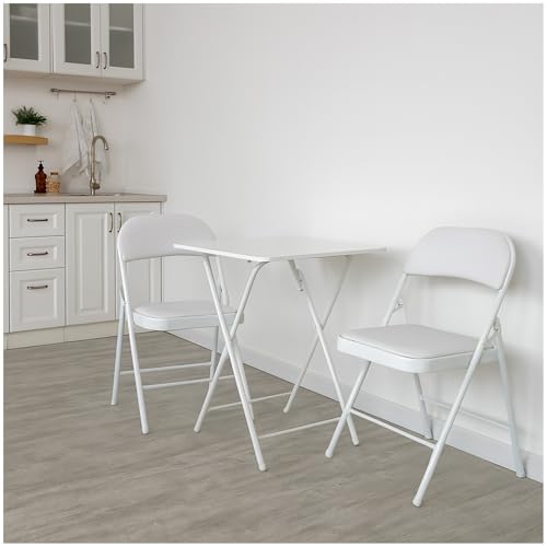 HTI living 2er Set Klappstühle mit Polsterung Metallgestell und PVC Bezug Gästestuhl Familienfeiern Firmenveranstaltungen HTI living 2er Set Klappstühle mit Polsterung Metallgestell und PVC Bezug Gästestuhl Familienfeiern Firmenveranstaltungen von HTI living