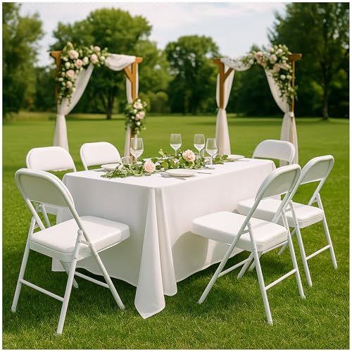 HTI living 4er Set Klappstühle mit Polsterung Metallgestell und PVC-Bezug Kunstleder von HTI living