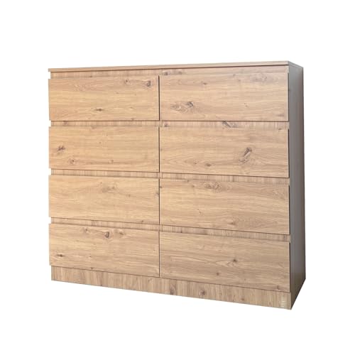 HTI living Kommode 8 Schubladen Thekla Artisaneiche Sideboard von HTI living