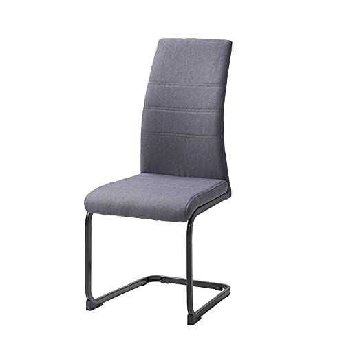 HTI living Schwingstuhl SallyP Grau Freischwinger Esszimmerstuhl 1-teilig von HTI living