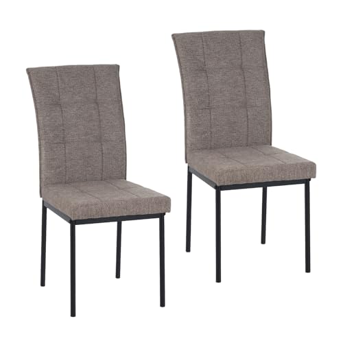 HTI living Stuhl Matthew Hellbraun 2er-Set Esszimmerstuhl Polsterstuhl von HTI living