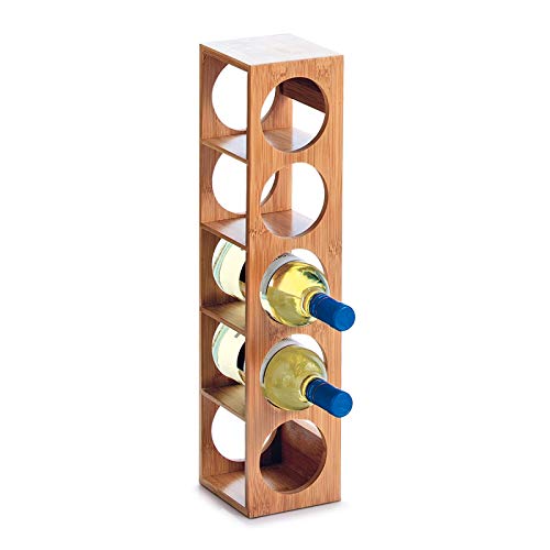 HTI living Weinregal für 5 Flaschen Bambus Weinhalter Flaschenregal HTI living Weinregal für 5 Flaschen Bambus Weinhalter Flaschenregal von HTI living