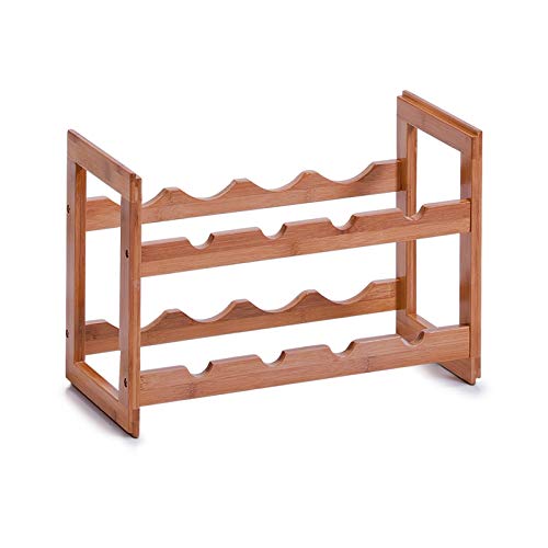 HTI living Weinregal für 8 Flaschen Bambus Weinhalter Flaschenregal HTI living Weinregal für 8 Flaschen Bambus Weinhalter Flaschenregal von HTI living