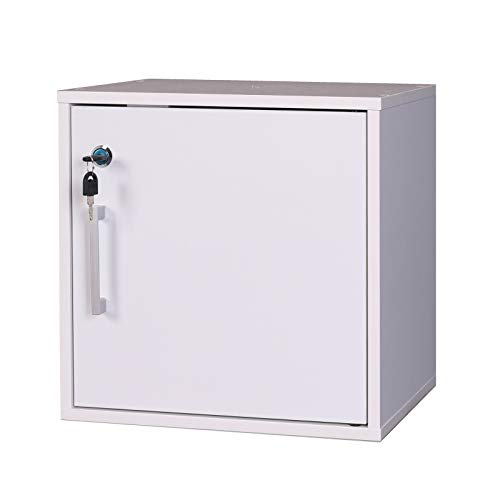 Zimmersafe Malin Weiß Möbeltresor mit Schlüssel HTI living von HTI living
