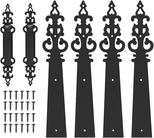 6-teiliges/Set Garagentorgriffscharniere, dekoratives Garagentor-Hardware-Kit for Garagentor-Scheunentor-Hardware 6-teiliges/Set Garagentorgriffscharniere, dekoratives Garagentor-Hardware-Kit for Garagentor-Scheunentor-Hardware von HTLCDZ