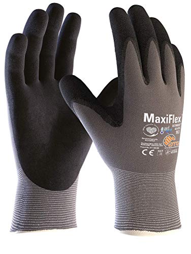 Aktion ! *** Set à 24 Paar *** Arbeitshandschuhe mit Antitranspirantfunktion ATG Maxiflex Ultimate Ad-Apt 42-874, Größe 10 - XL von HTP Safety
