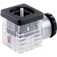 Ventilstecker mit Diode Schwarz, Transparent Pole:2 + pe G1TU2DL1 HTP Inhalt: 1 St. Ventilstecker mit Diode Schwarz, Transparent Pole:2 + pe G1TU2DL1 HTP Inhalt: 1 St. von HTP
