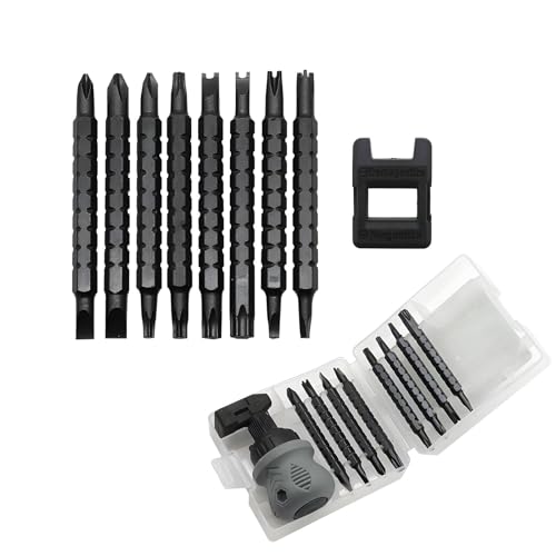Portable Ratchet Screwdriver, 18-in-1 Mini Tool Set, Precision Mechanic Ratchet Driver, Compact with Magnetic Bits for Phones, Computers, and Toys von HTRTRR
