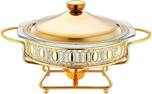 Elektrischer Buffet-Server, Speisenwärmer Für Partybuffets, Speisenwärmer, Chef-Chafing-Dish-Buffet-Set, Edelstahl Und Buffetwärmer-Sets von HTTGDGDH