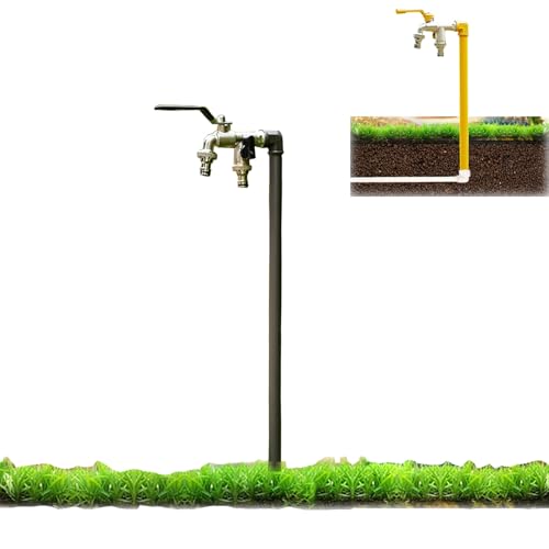 Frostfreier Außenwasserhahn Freistehende Wassersäule Schlauchlätzchen Wasserzapfhahn Bodenmontage Wasserhahn Außenwasserhahn（Gr?-40Cm/16In） von HTTGDGDH