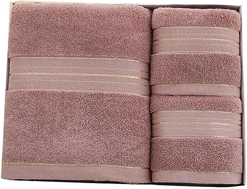 HTTGDGDH Baumwollhandtuch Badetuch Dreiteiliges Set Handtuch Geschenkbox Set Hochzeitsgeschenk Handtuch Geschenkbox Mit Handgeschenk von HTTGDGDH