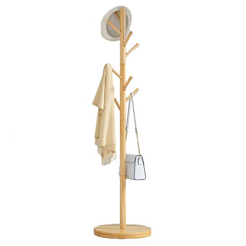 HTTGDGDH Massivholz Mehrere Baum Haken Stabile Basis Flur Eingang Kleiderbügel Kleidung Tasche Hut Lagerung Rack von HTTGDGDH