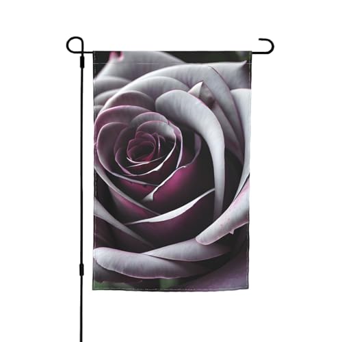 Gartenflagge, Gothic-Rosen-Druck, vielseitig und elegant, für alle Jahreszeiten, als Dekoration für Terrasse, Veranda und Garten Gartenflagge, Gothic-Rosen-Druck, vielseitig und elegant, für alle Jahreszeiten, als Dekoration für Terrasse, Veranda und Garten von HTTUP