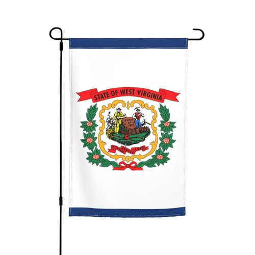 West Virginia Bundesstaatsflagge, Druck, vielseitig und stilvoll, Gartenflagge, ganzjährig, Outdoor, Hof, Dekoration, Veranden, Gärten West Virginia Bundesstaatsflagge, Druck, vielseitig und stilvoll, Gartenflagge, ganzjährig, Outdoor, Hof, Dekoration, Veranden, Gärten von HTTUP