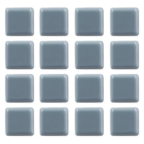 HTTYHT Möbelgleiter-Set 16 Stück Teflon Selbstklebend 50x50mm (eckig) Teppichgleiter Möbel Bewegen Pads Effektiver Schutz Ihrer Möbel Stühle Böden von HTTYHT