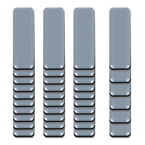 36 Stück Möbelgleiter Teflon Selbstklebend 70x19mm Möbelgleiter-Set Teppichgleiter Möbel Bewegen Pads Effektiver Schutz Ihrer Möbel Stühle Böden Teflongleiter PTFE Teppichgleiter von HTTYHT