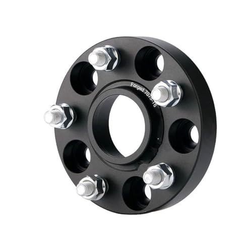 Spurverbreiterung 1 Stück Für S60 Auto Rad Spacer Adapter Aluminium Legierung PCD 5x108 CB 63.4 M14x 1.5 Schraube Stärke 12.9(1 piece Black 20mm) von HTUHBCX