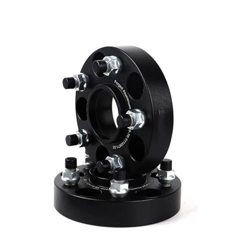 Spurverbreiterung 2 Stück Für Dodge Auto Rad Spacer Adapter 15-50mm PCD 5x115 CB 71.6mm M12x 1.5 Or 14x 1.5 Rad Felgen Spacer(2PCS 15MM 12x 1.5) von HTUHBCX
