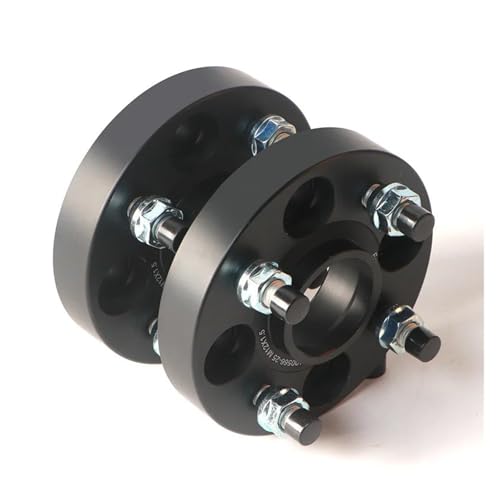 Spurverbreiterung 2 Stück Universal Auto Aluminium Rad Spacer Adapter Flansch 15 20 25 30mm PCD 4x100 ID=OD=56.1mm M12 X 1. 5(2PCS 35mm black) von HTUHBCX