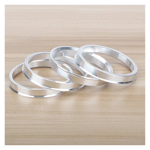 Spurverbreiterung 4-teiliges Set Universal-Radnabenringe Aus Aluminium Für Autos 81.5-72.6 71.6-67.1 110-93.1 65.1-56.6 72.6-70.5mm Nabenzentrierringe(72.6-70.5mm) von HTUHBCX