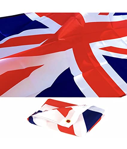 Union Jack Flagge Großbritanniens Nationalflagge England (152 x 0,92 m) Stoff Polyester British GB Sport UK HTUK® von HTUK