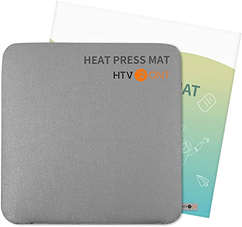 HTVRONT Hitzepressmatte Heat Press Mat für HTV,Bügelmatte für Hitzepressmaschinen (11.5in*11.5in) von HTVRONT