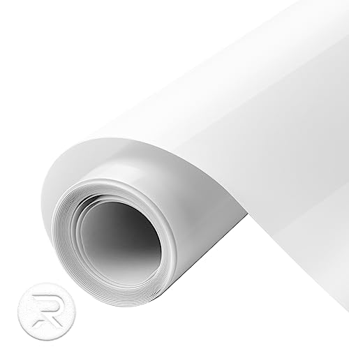 HTVRONT Puff Vinyl Heat Transfer – 25,4 cm x 1,8 m weiße 3D-Puff-HTV-Vinyl-Rolle für T-Shirts – 1 Stück HTVRONT Puff Vinyl Heat Transfer – 25,4 cm x 1,8 m weiße 3D-Puff-HTV-Vinyl-Rolle für T-Shirts – 1 Stück von HTVRONT