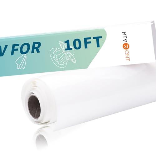 HTVRONT Sublimationsvinyl für helle Hemden – 30,5 cm x 3 m mattes klares HTV-Vinyl für Sublimaion – Wash Durable Clear Dye Sub HTV für Cotton Fabri HTVRONT Sublimationsvinyl für helle Hemden – 30,5 cm x 3 m mattes klares HTV-Vinyl für Sublimaion – Wash Durable Clear Dye Sub HTV für Cotton Fabri von HTVRONT